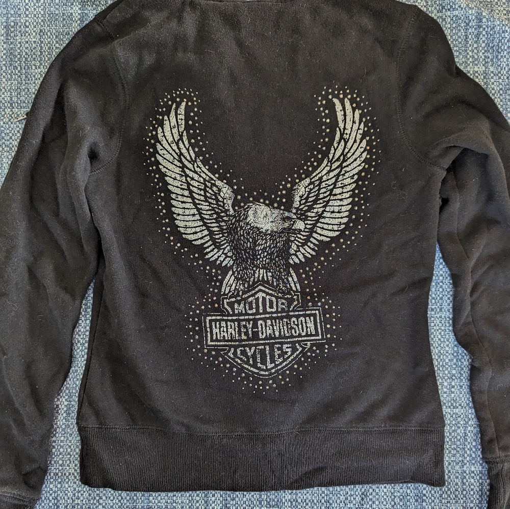 Harley-Davidson vintage full zipper hoodie